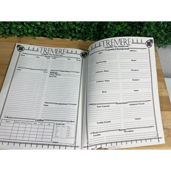 Vampire The Masquerade, Clanbook: Tremere, RPG Sourcebook, WW 2057 1994 - Picture 13 of 13